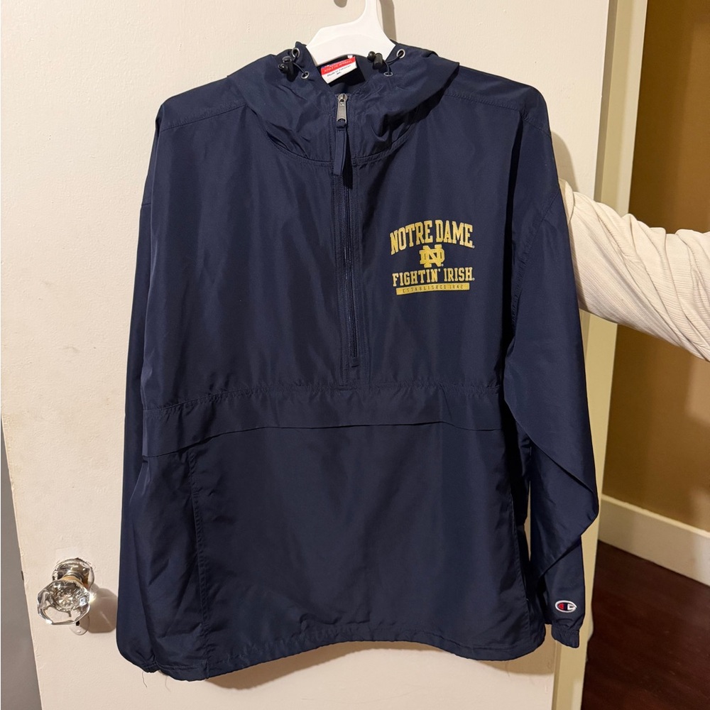 Champion Navy and Gold Windbreaker